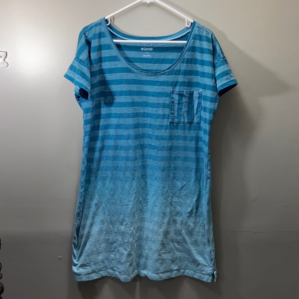 Columbia T-shirt dress sz Large